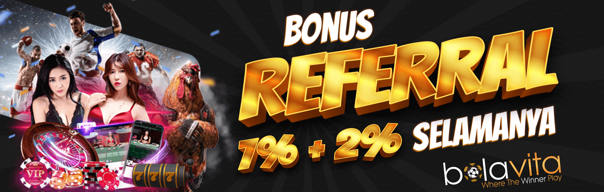 Bonus Referral 7% + 2% Selamanya